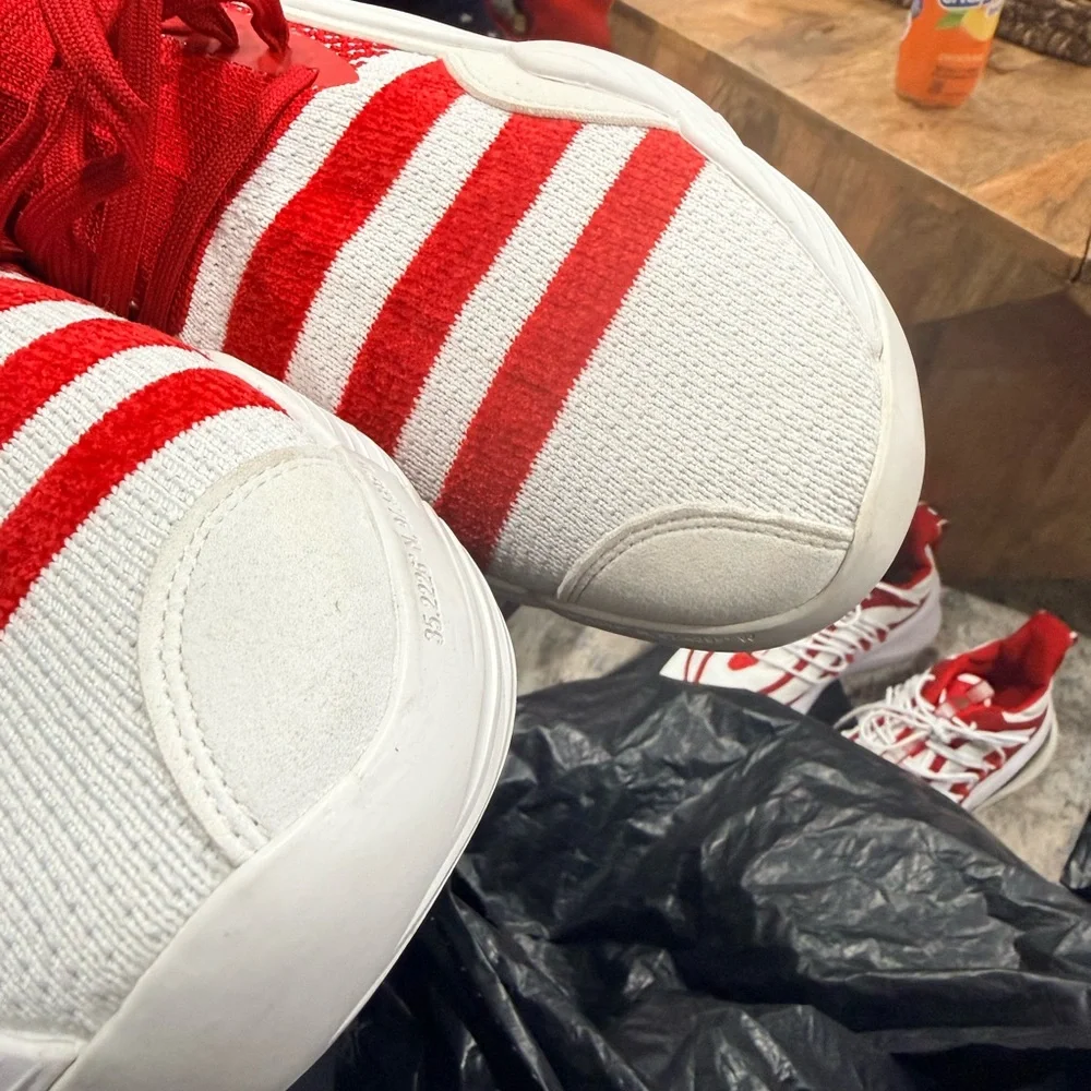 Adidas Trae Young Red Basketball Shoes